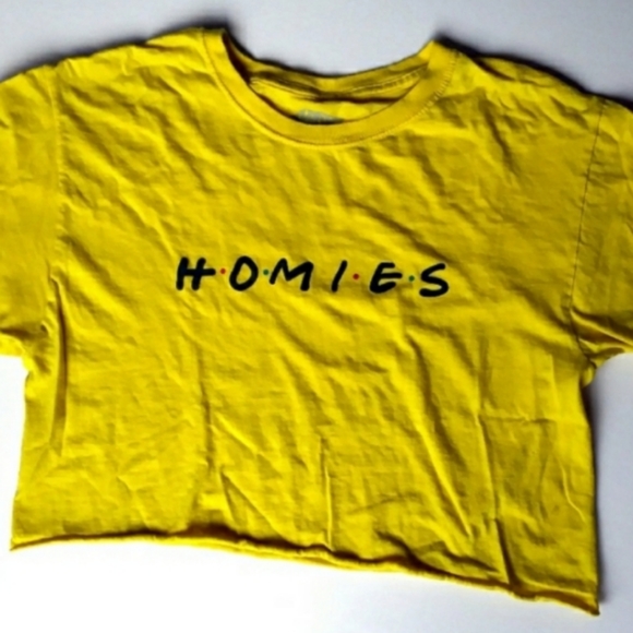 Tops - SALE - HOMIES FRIENDS CROP TOP SMALL